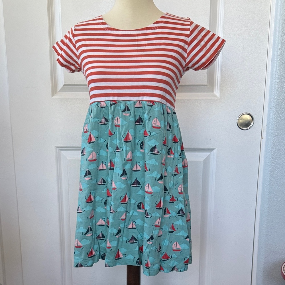Nautical boat stripes bass pro shops girls 12 dress